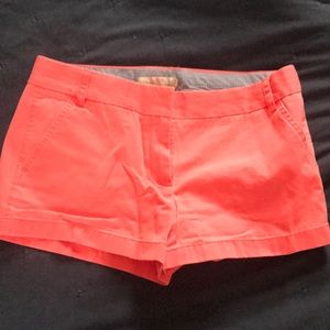 Jcrew neon shorts